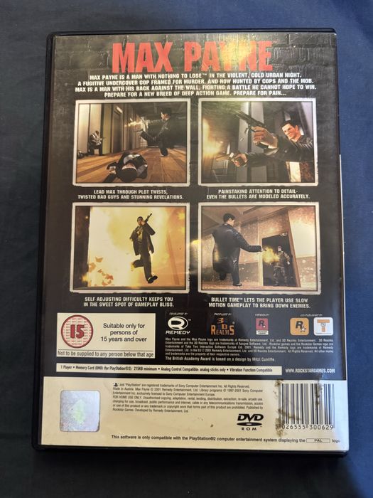 Max Payne ps2 pal