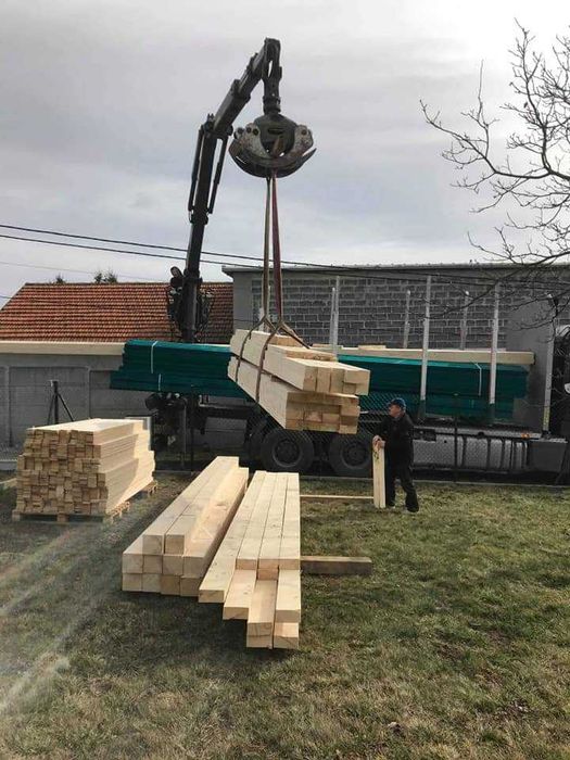 Więźba dachowa, łaty, kontrłaty, deski, tartak, drewno na dach