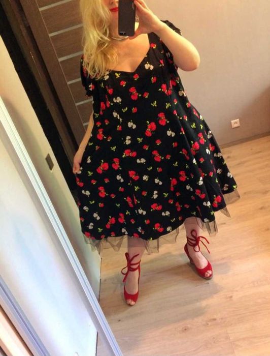 Прекрасна сукня плаття батал великий розмір 26 UK 54 EUR 56-58 укр.