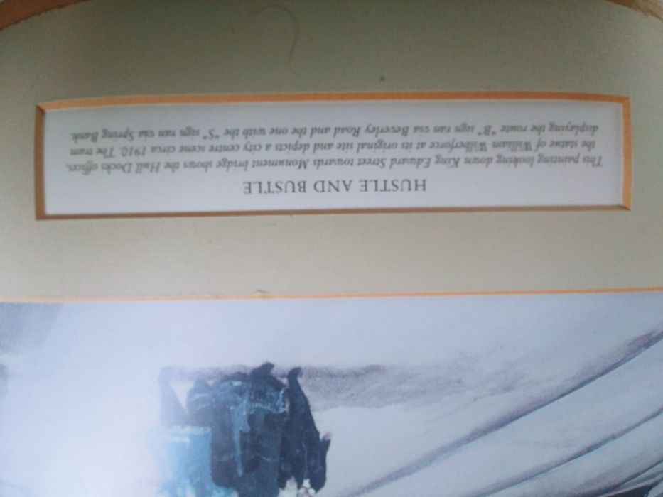 Вінтаж  картини плакати постери  new York ,hustle and bustle урбаніст