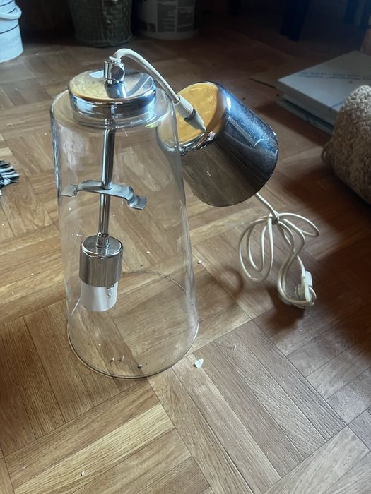 Lampa szklana bardzo ladna jak nowa