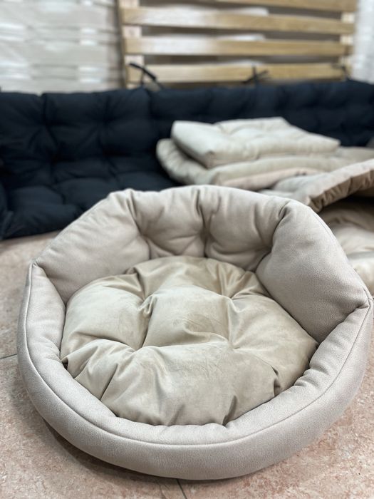 Лежак лежанка кругла для котів собак для животных кота спальне місце