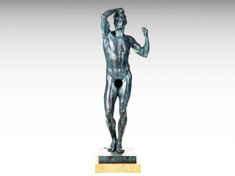Escultura de bronze - Edad (Rodin)