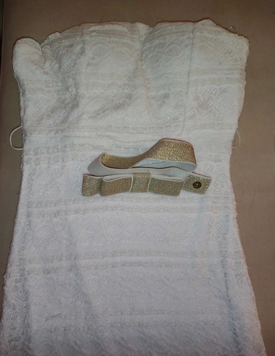 Vestido XS + Sapato Salto Seaside n°36