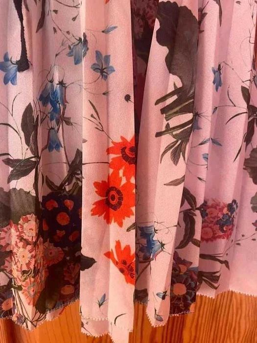 Erdem x H&M pleated floral S