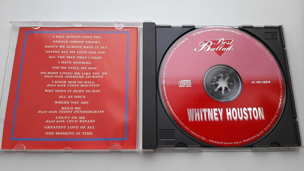 Компакт диск Whitney Houston - Best Ballads cd disc