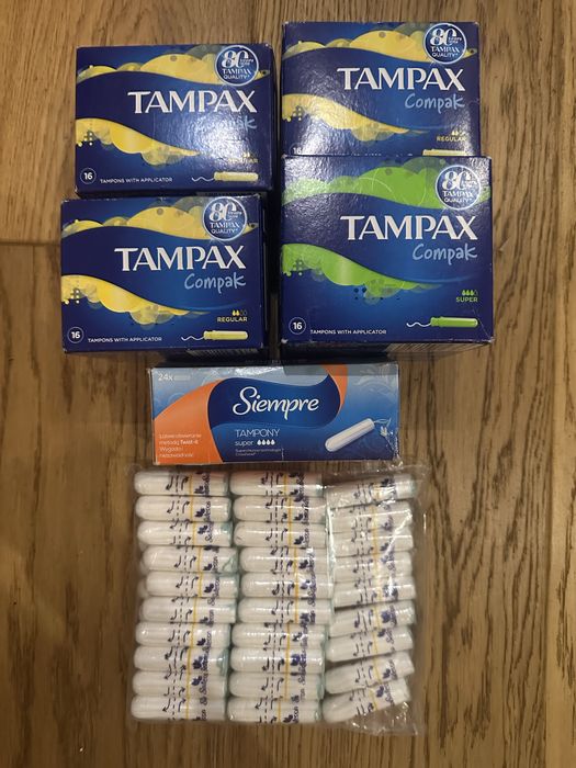 Tampax compak 4op, Siempre super 1 op, Satessa 50szt