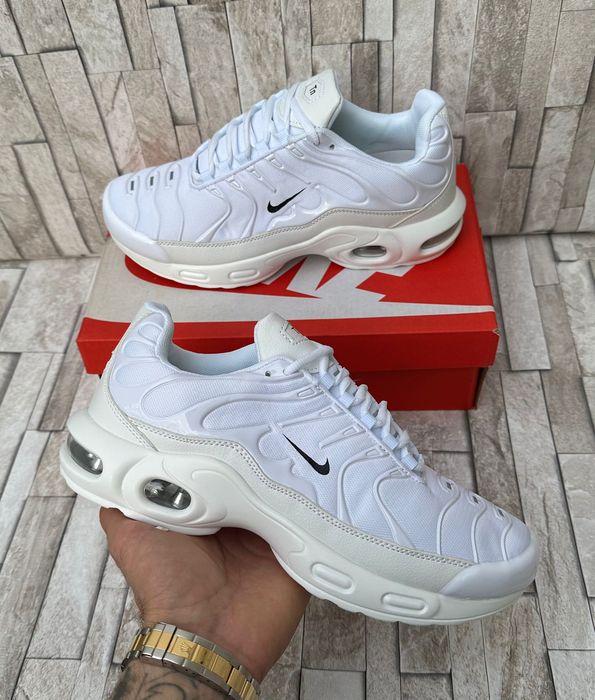 Air max plus TN nike buty męskie cale biale nike 43 | PROMOCJA 50%