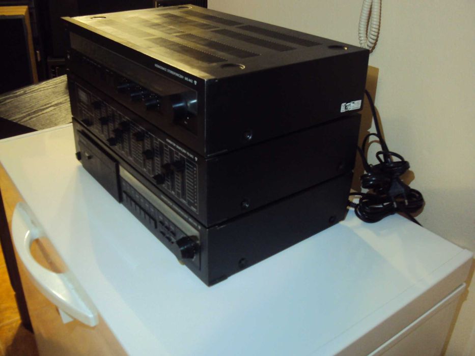 Wieża Unitra Diora czarna WS FS MDS ładna i sprawna po serwisie