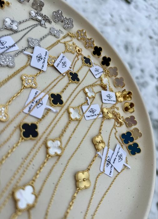 Bransoletka koniczyna VC na sty l van cleef & arpels