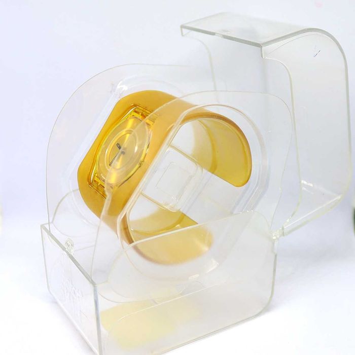Vendo relógio Swatch original - SFJ101 Yellow Jelly Skin - estado novo