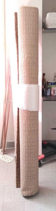 Tapete LANGSTED castanho claro pelo curto 170 x 240 cm