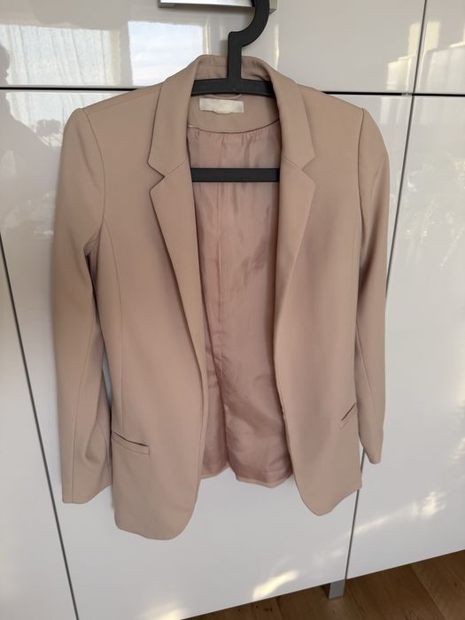 Marynarka pudrowy róż H&M 36