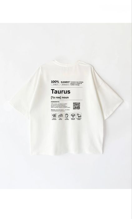 Футболка оверсайз 100% ELEMENT Телець