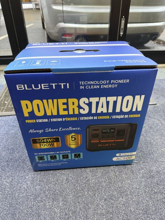 Bluetti AC50P – портативна зарядна станція 504Wh / 700W