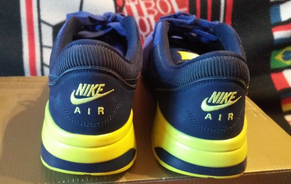 NIKE AIR Odyssey Midnight Navy Neon Green Suede EUR 44 28c 1 400 Olx