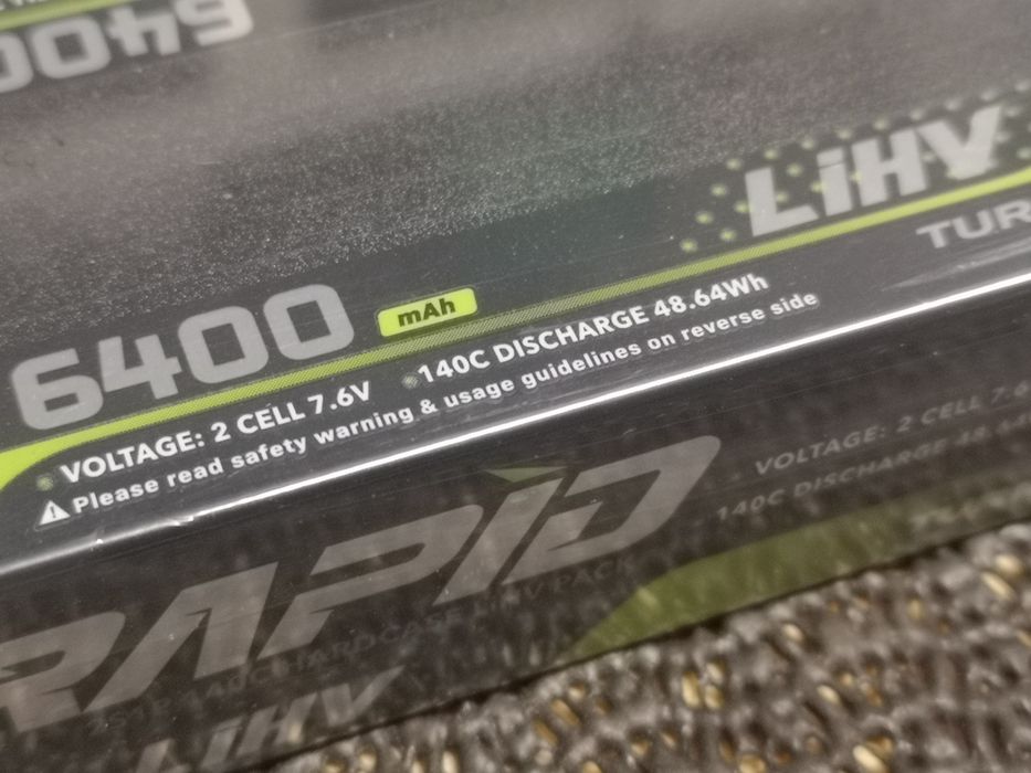 Lipo 2s 6400 LiHv Turnigy Rapid