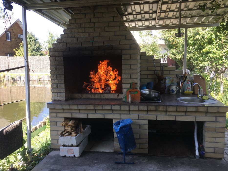 Оренда будинку баня на дровах камін   мангал озеро альтанка більярд