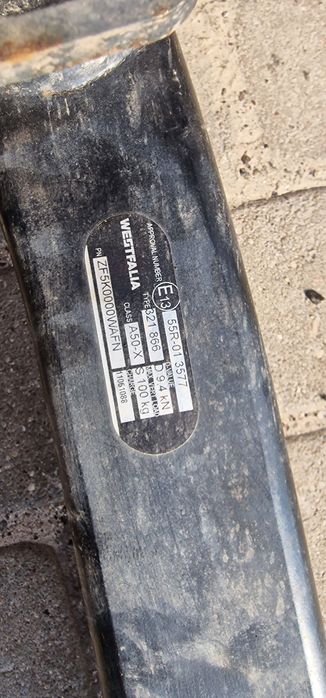 Hak holowniczy wypinany VW Golf VI plus Westfalia