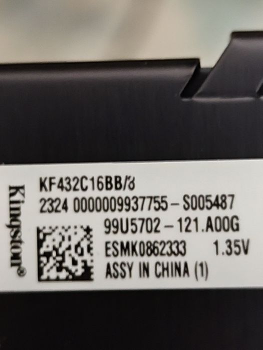 Kit 16Gb RAM DDR4 3200Mhz Kingston Fury