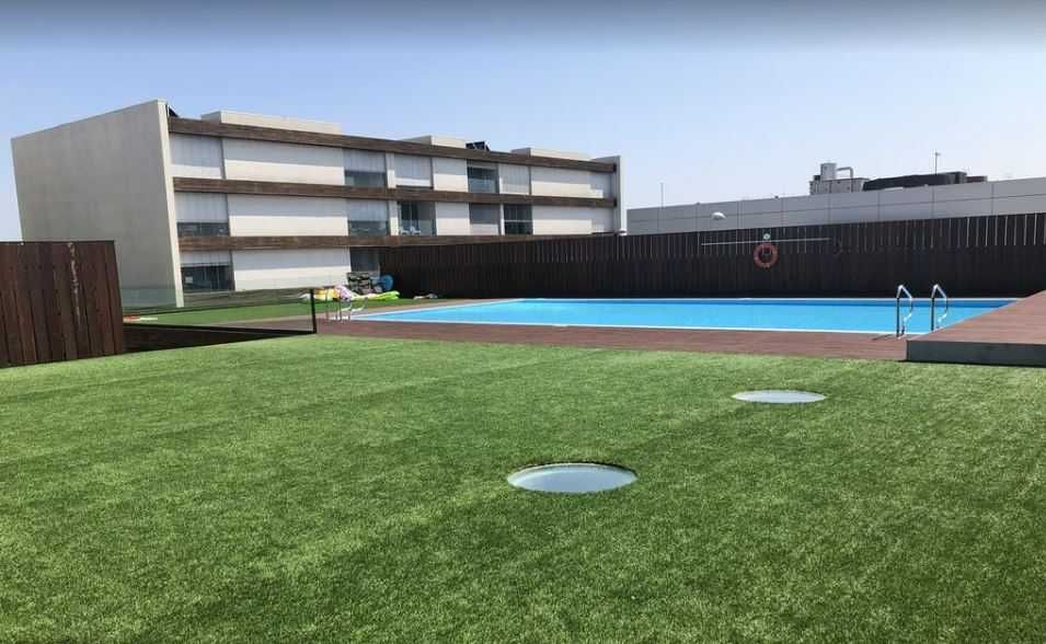 Magnífico T2 em condomínio fechado de luxo, com 2 piscinas, em Fão.
