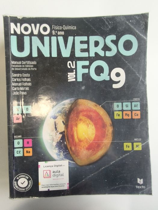 Novo Universo FQ 9 (manual e ca) Físico-Química 9º ano