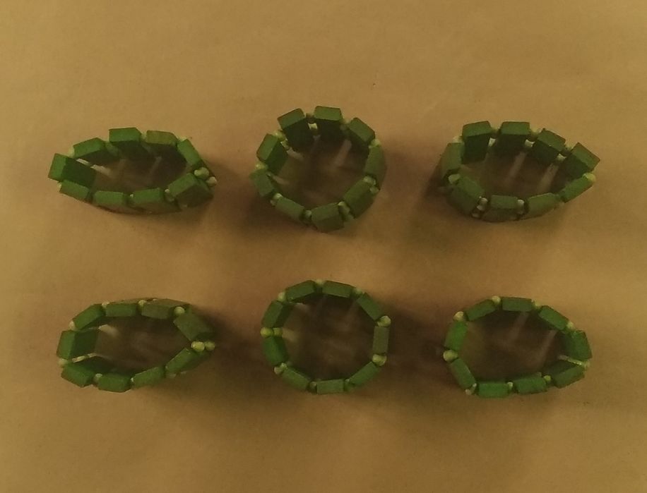 Conjunto 6 Aneis Guardanapos