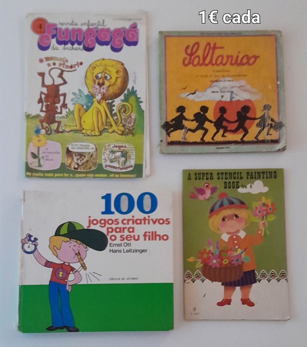 Varios livros crianças