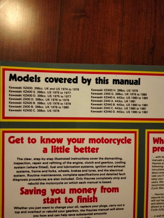 Haynes - Kawasaki 400 e 440 twins (Manual Técnico)