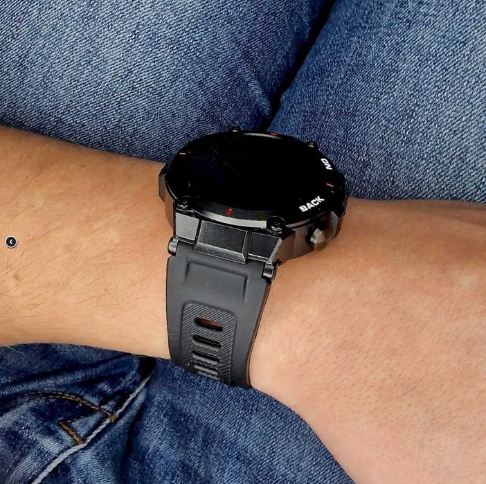 NOWY Zegarek Smartwatch GARETT GRS Czarny