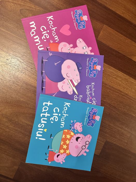 Świnka Peppa, zestaw książek.