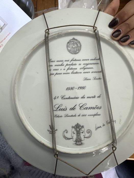 Conjunto de pratos luis de camões vista alegre