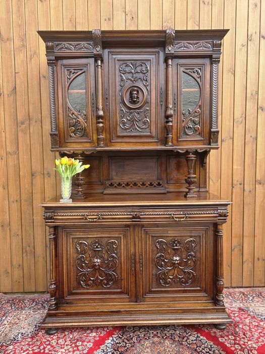 Kredens eklektyczny secesja figularny #2130 Stylowy Węgrów