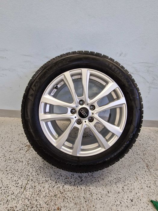 Koła zimowe felgi aluminiowe komplet audi a4 a6 17" 5x112