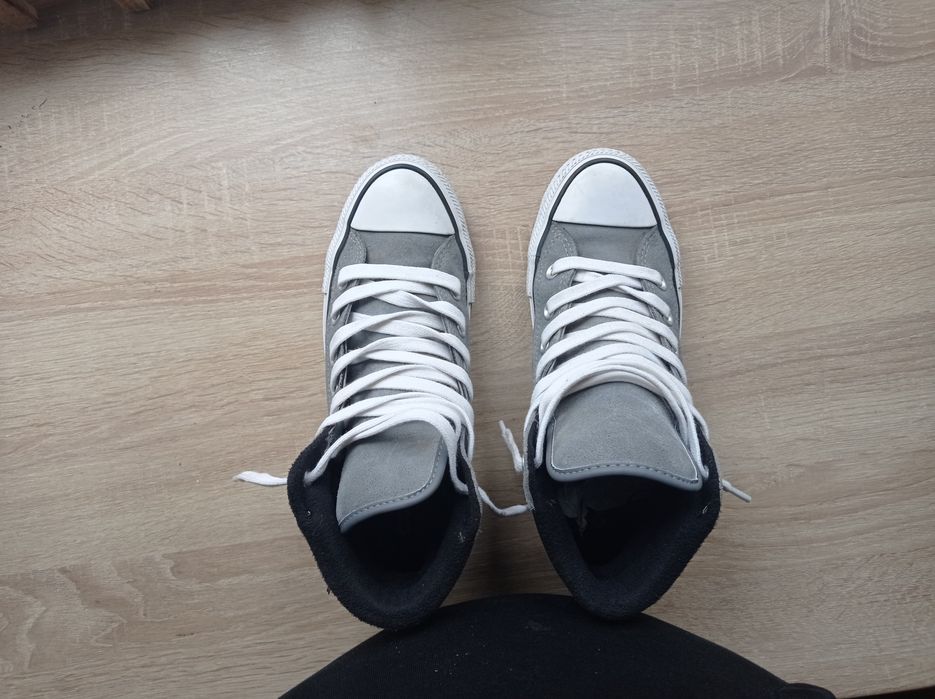 Converse 39р 24,5 см кеди сірі