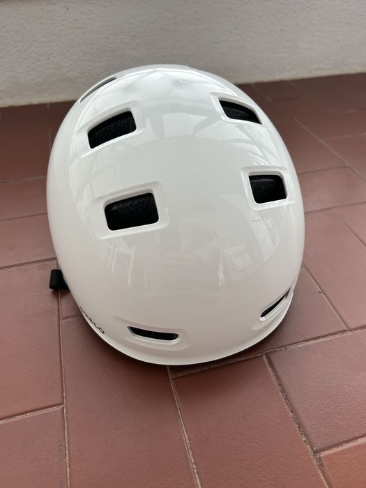 NOVO Capacete para Patins/Skate/Trotinete MF500 Branco