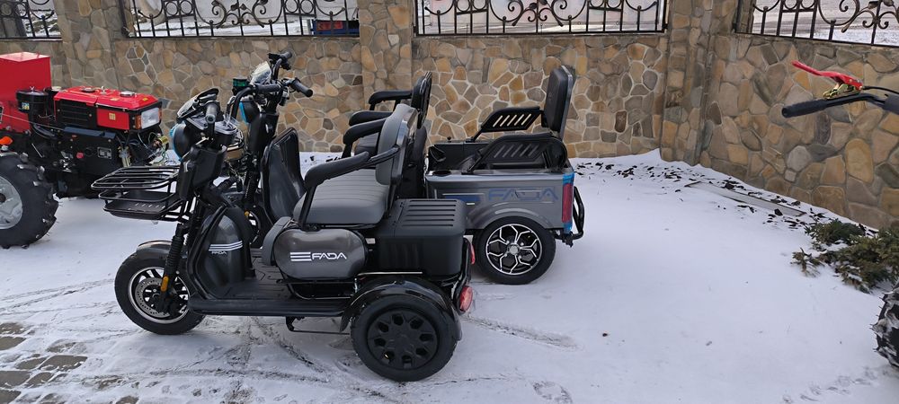 Електротрайкі, триколісні FADA OLDi MAX 1100W