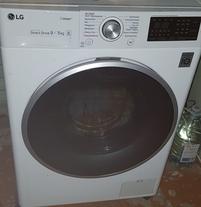 Стиральная машинка LG европа 9кг, сушка 5кг, сенсор