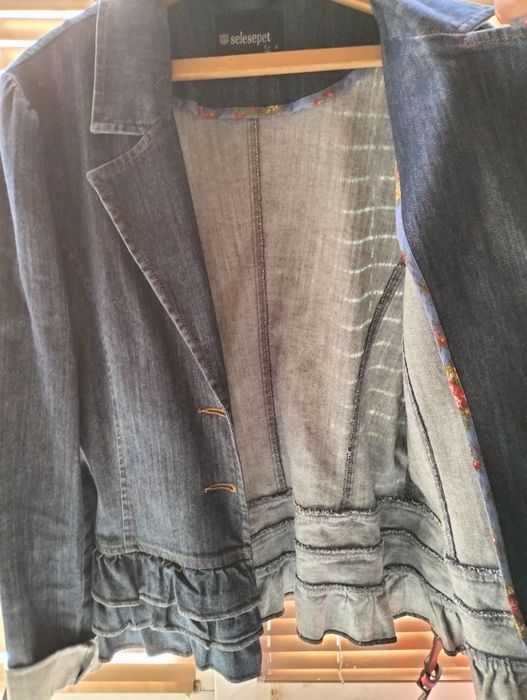 Джинсов.модный пиджак