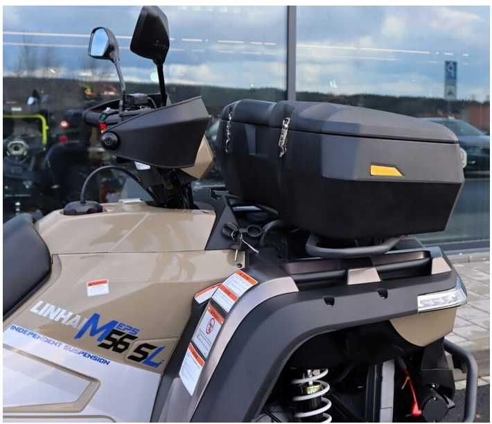 POJEMNY KUFER BOX SKRZYNIA PRZÓD PRZEDNI SIKKIA 66L "M" + ZAMEK UNIWERSALNY QUAD ATV linhai kymco cfmoto honda yamaha polaris can-am tgb bashan segway