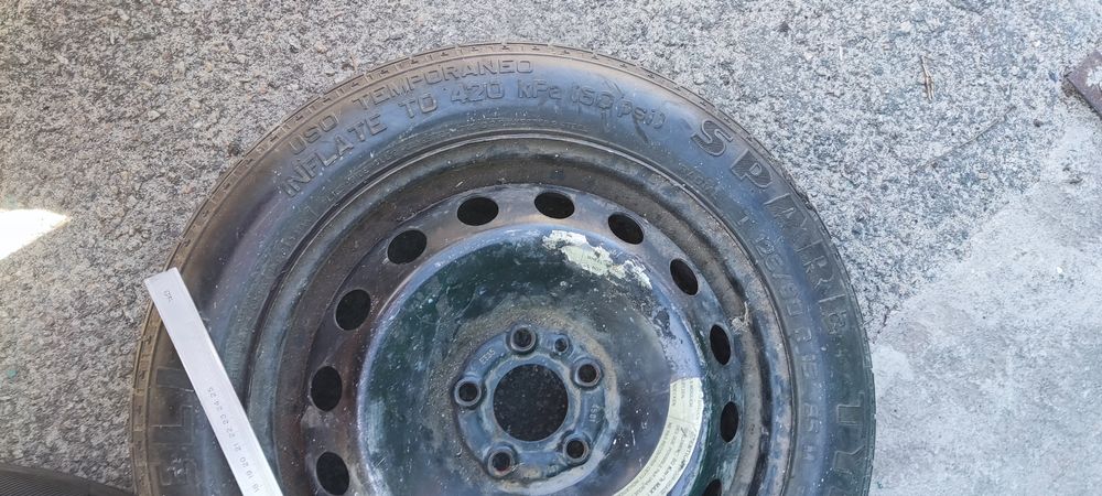 Докатка alfa romeo 5*98 125/80/r15 запаска костыль