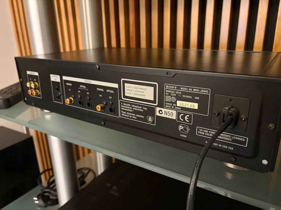 Leitor/Gravador MiniDisc SONY MDS-JB940 – Excelente Estado Oferta MD´S