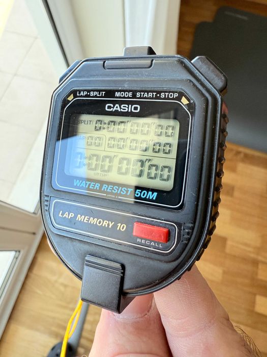 Cronometro Casio HS-30W vintage/oldschool para colecionador