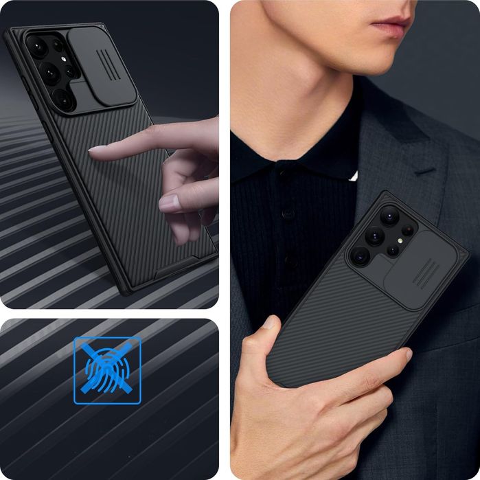 Ochronne Etui do Samsunga Galaxy S24 Ultra Nillkin CamShield Pro