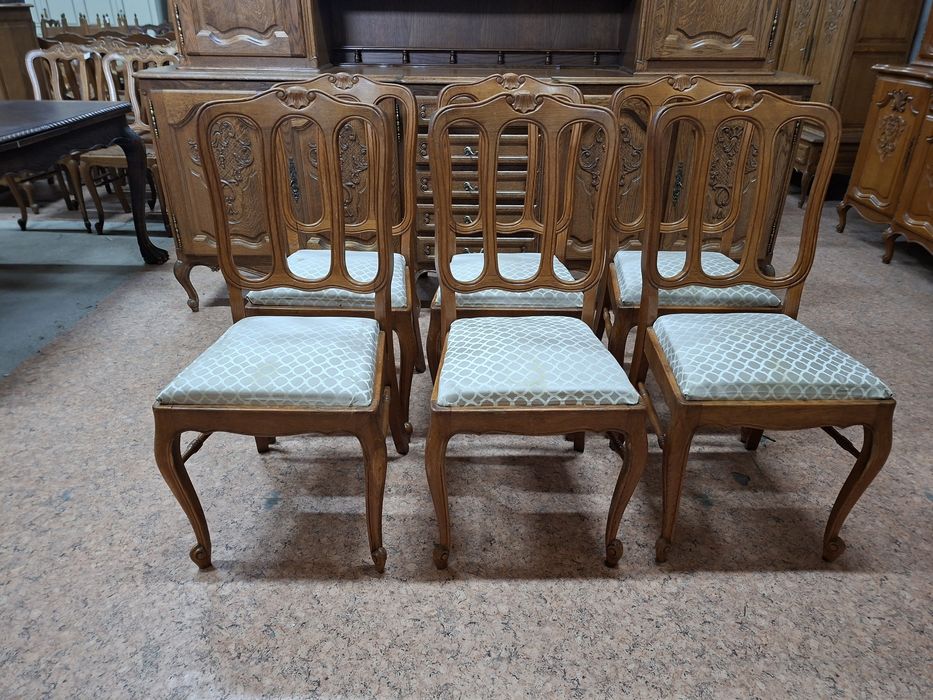 Krzesła ludwikowskie komplet 6 szt
