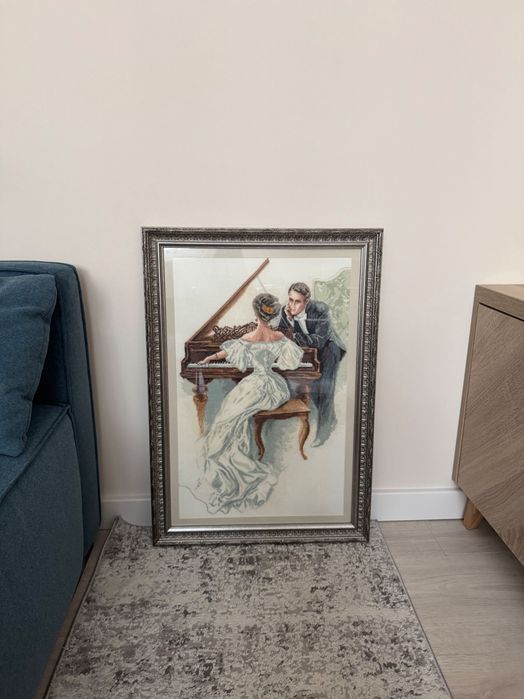 Вишита картина «Закохана пара»