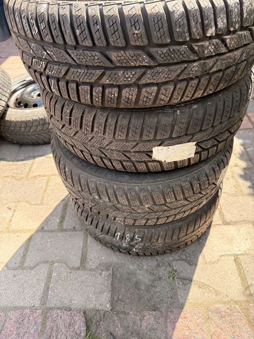 Koła zimowe 14 Ford Fiesta mk5 mk6 Focus I + 185/60R14 Semperit