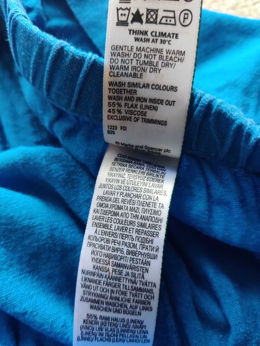 spodnie lniane damskie. M& S