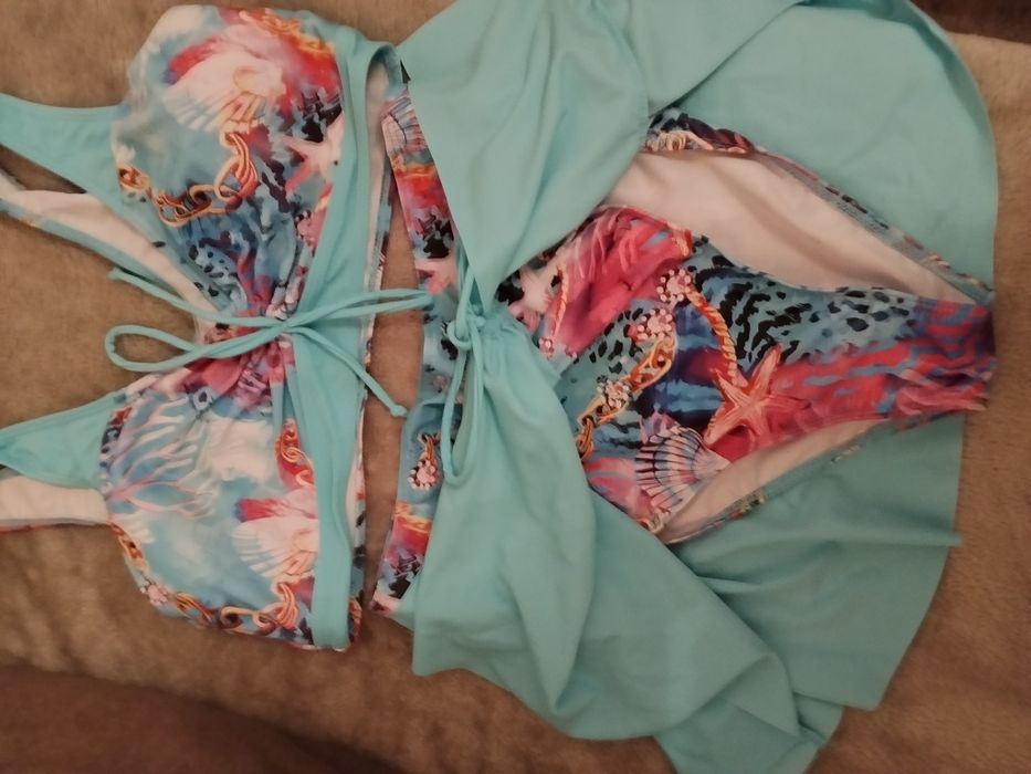 Strój kąpielowy niebieski