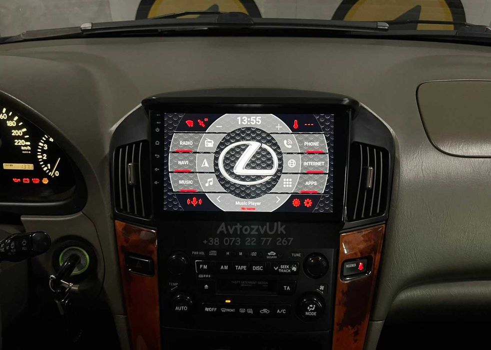 Магнітола LEXUS RX300 LX570 RX350 LX 570 LS430 Лексус CarPlay Андроїд